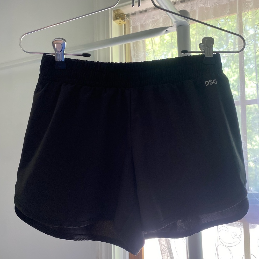 BLACK womens athletic shorts